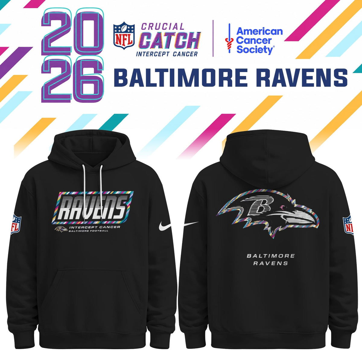 Baltimore Ravens Special Black Crucial Catch 2026 Limited Edition Hoodie