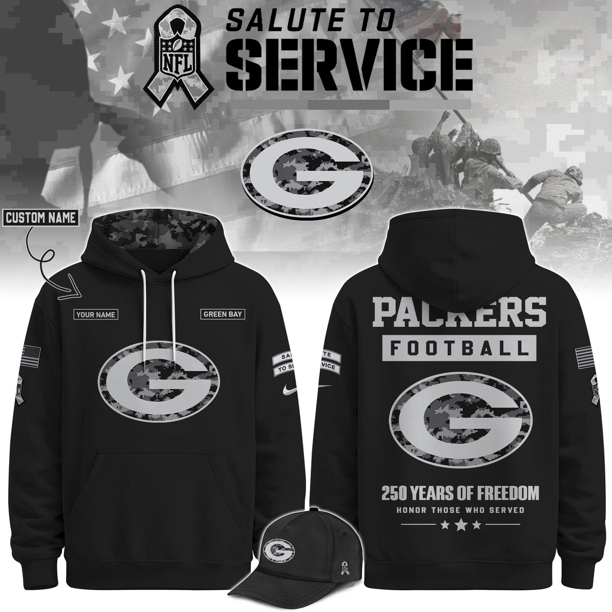 GB Veterans Day Limited Edition Hoodie Limited Edition + Selling Out Fast V2