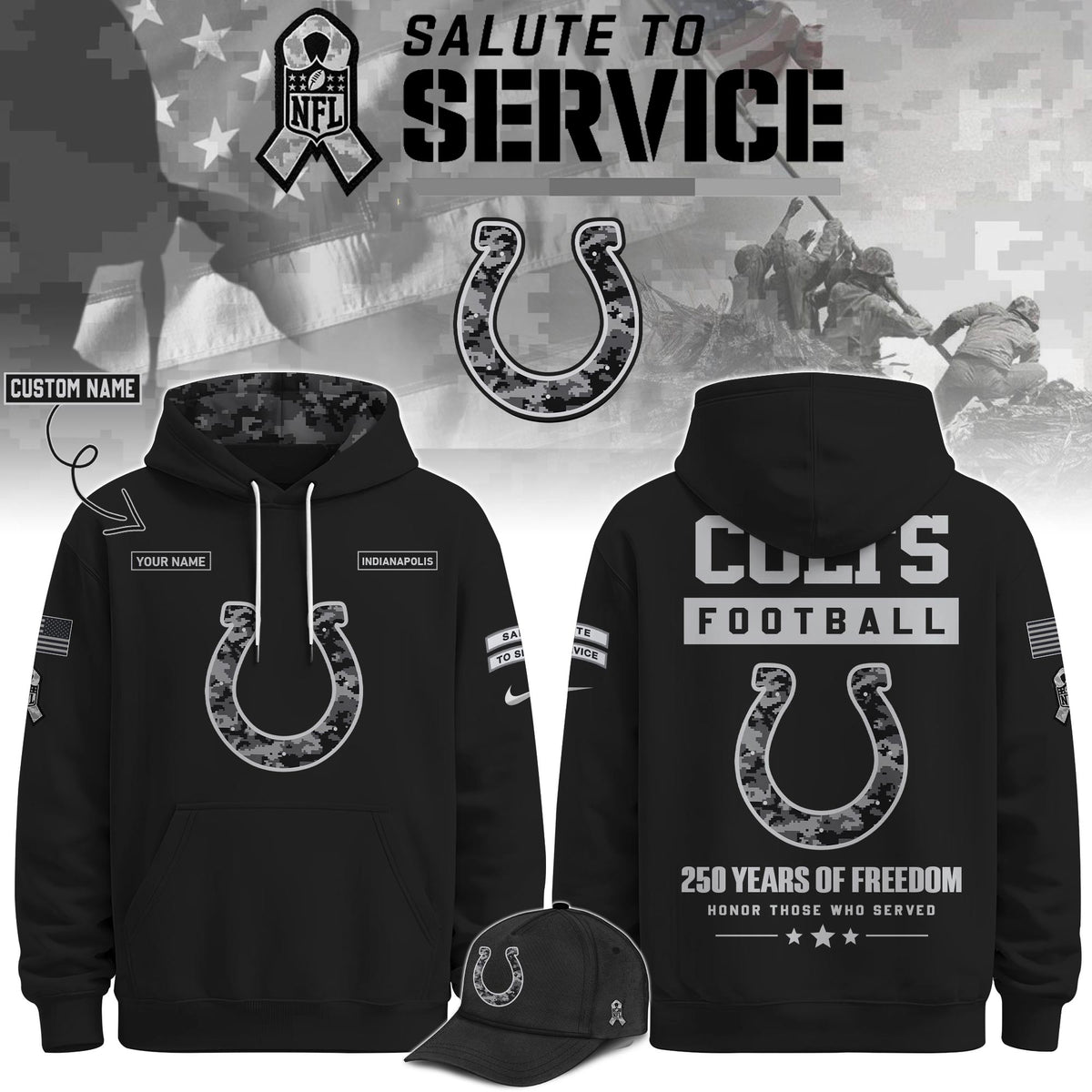 IND Veterans Day Limited Edition Hoodie Limited Edition + Selling Out Fast V2