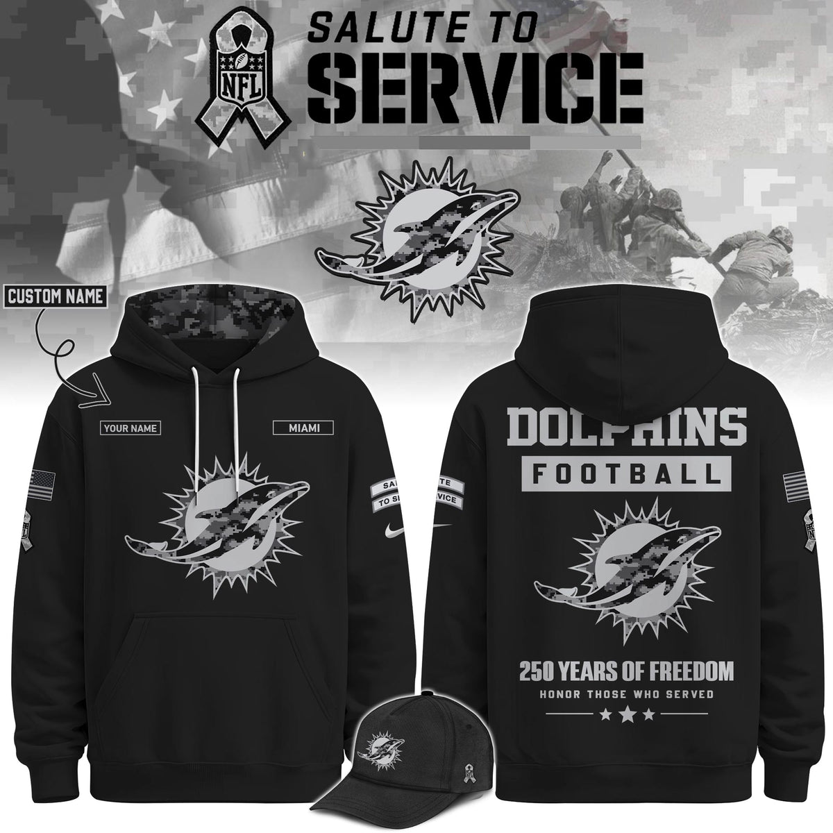 MIA Veterans Day Limited Edition Hoodie Limited Edition + Selling Out Fast V2