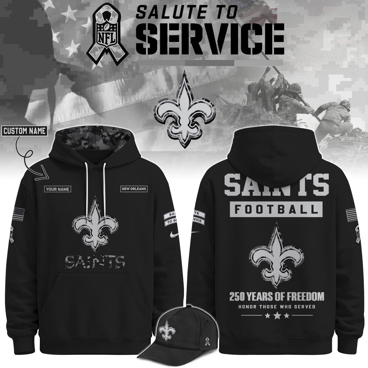 NO Veterans Day Limited Edition Hoodie Limited Edition + Selling Out Fast V2