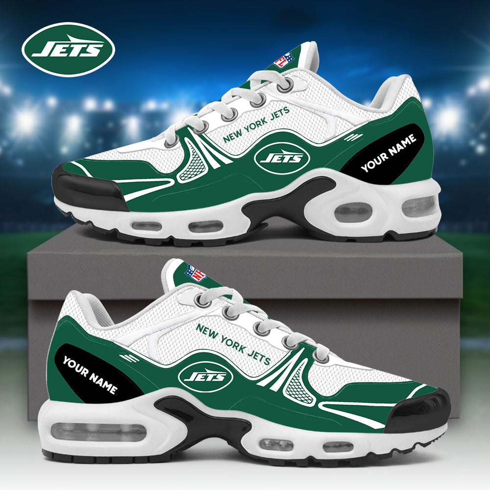 NY.Jets Air Max Plus Custom Name Sneakers