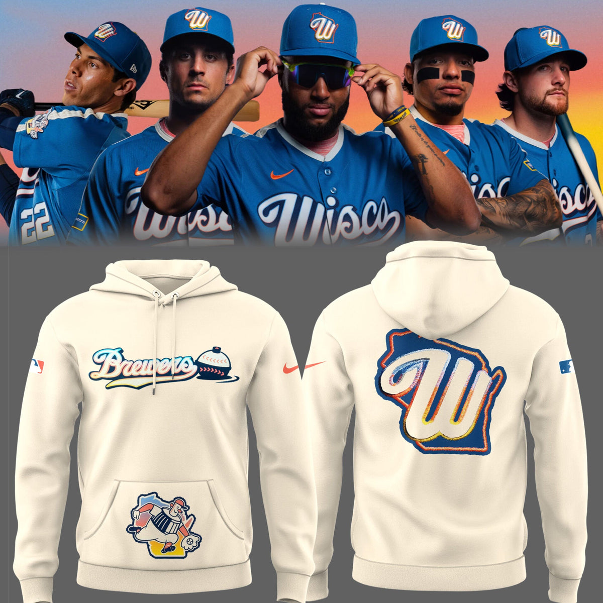 Milwaukee Brewers ⚾ City Connect “That’s the Wisco way” Hoodie