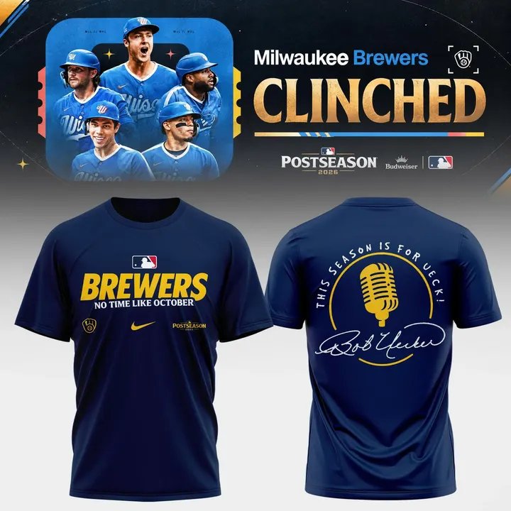 .M.Brewers 2026 Postseason Clinched Limited T-Shirt v6
