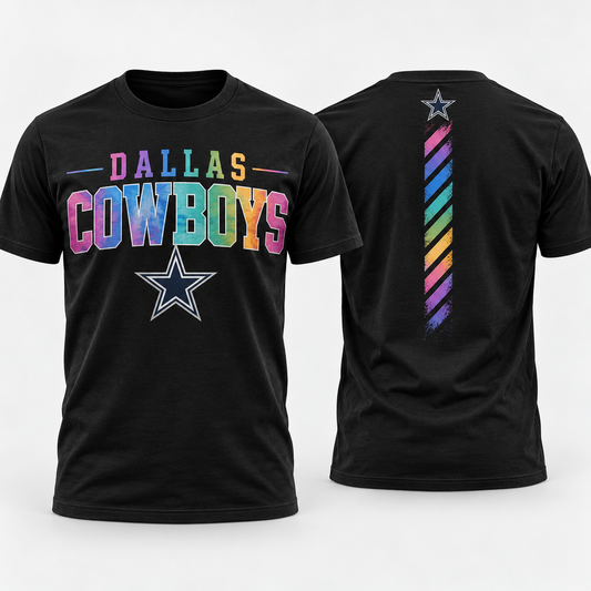 Dallas Cowboys 2026 Crucial Catch Midnight Multicolor Wordmark T-Shirt