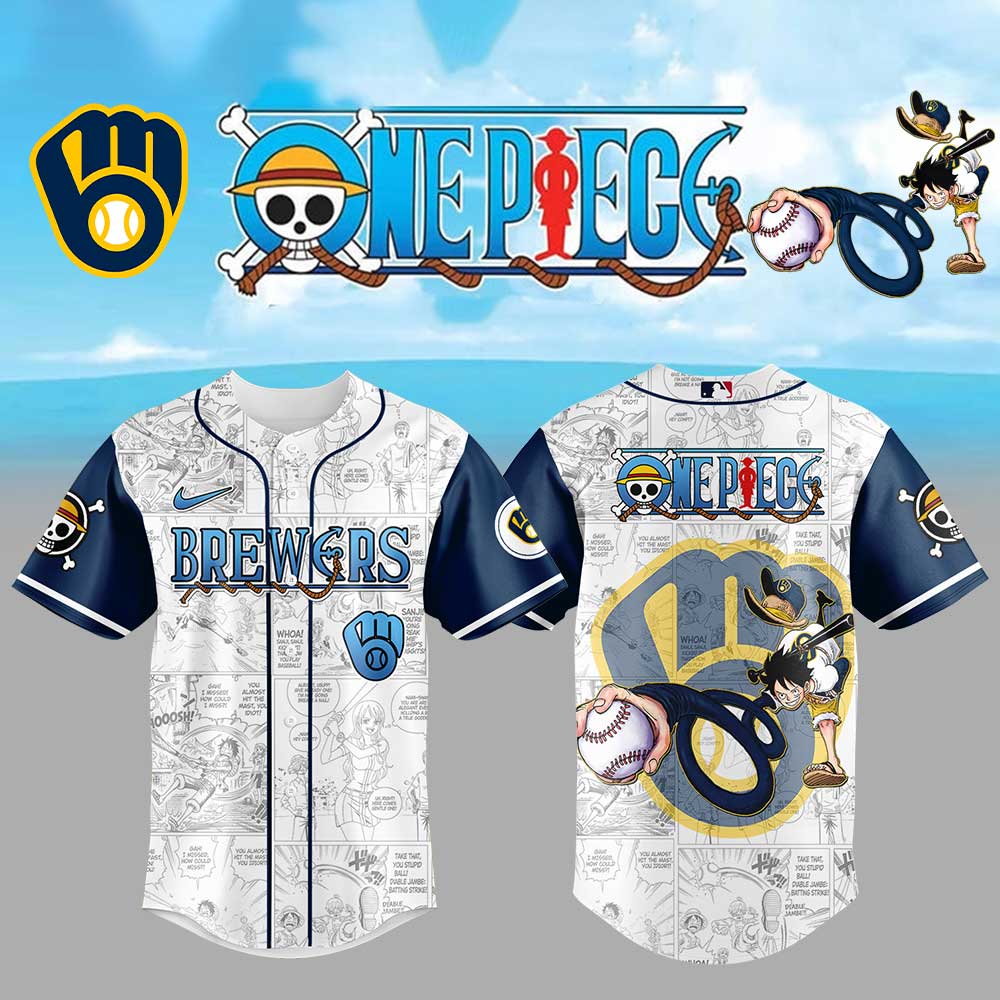 Limited Edition Milwaukee Brewers One Piece Night Game Jersey
