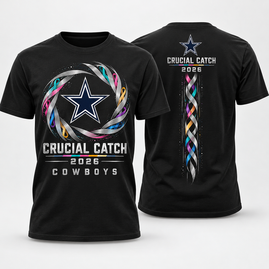 Dallas Cowboys 2026 Crucial Catch 2026 Crucial Catch Finale T-Shirt
