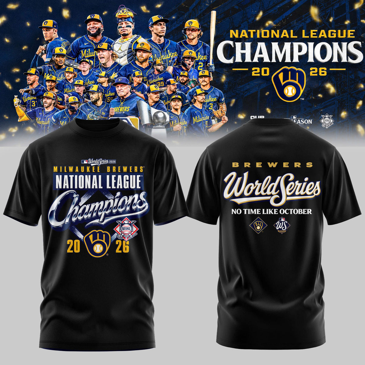 __M.Brewers 2026 National League Champions T-Shirt NN v2