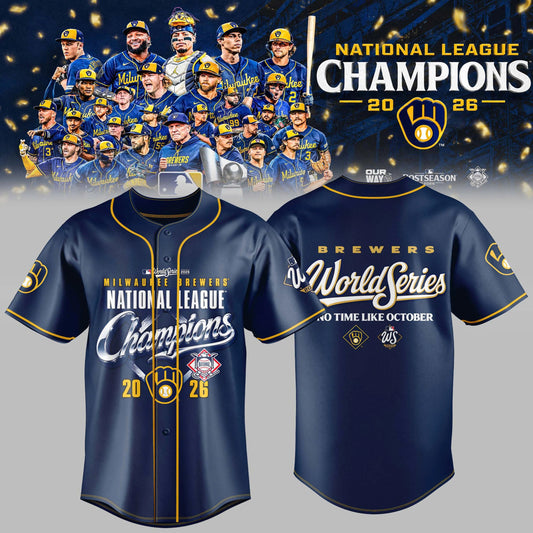 __M.Brewers 2026 National League Champions Locker Room Limited Jersey v3 NN