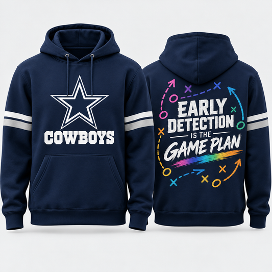 Dallas Cowboys 2026 Crucial Catch Early Detection Game Plan Pullover Hoodie