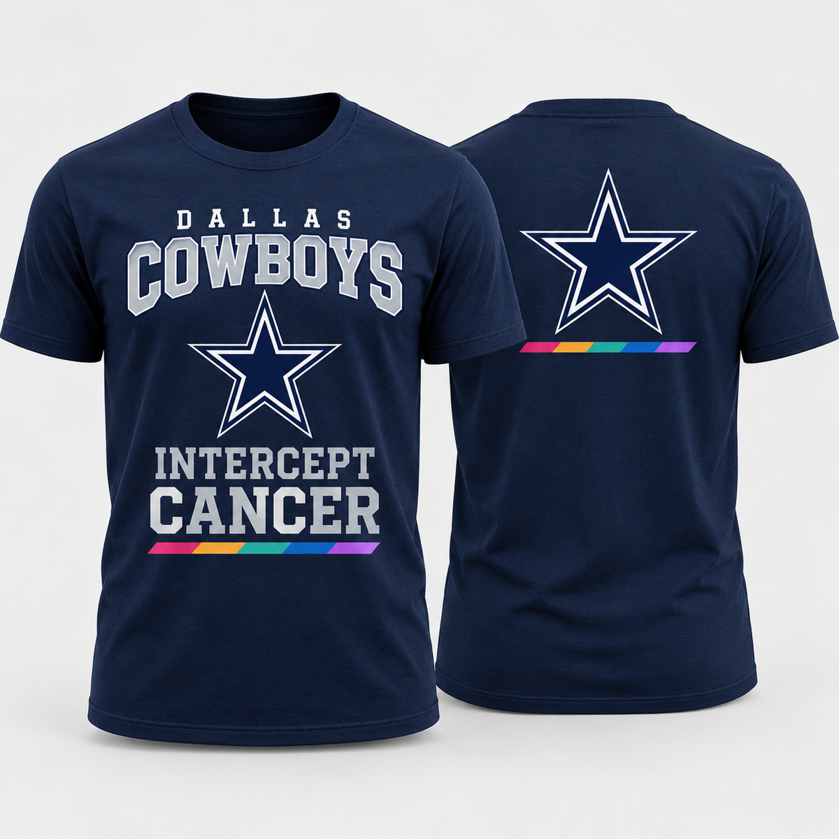 Dallas Cowboys 2026 Crucial Catch Pink Hope T-Shirt