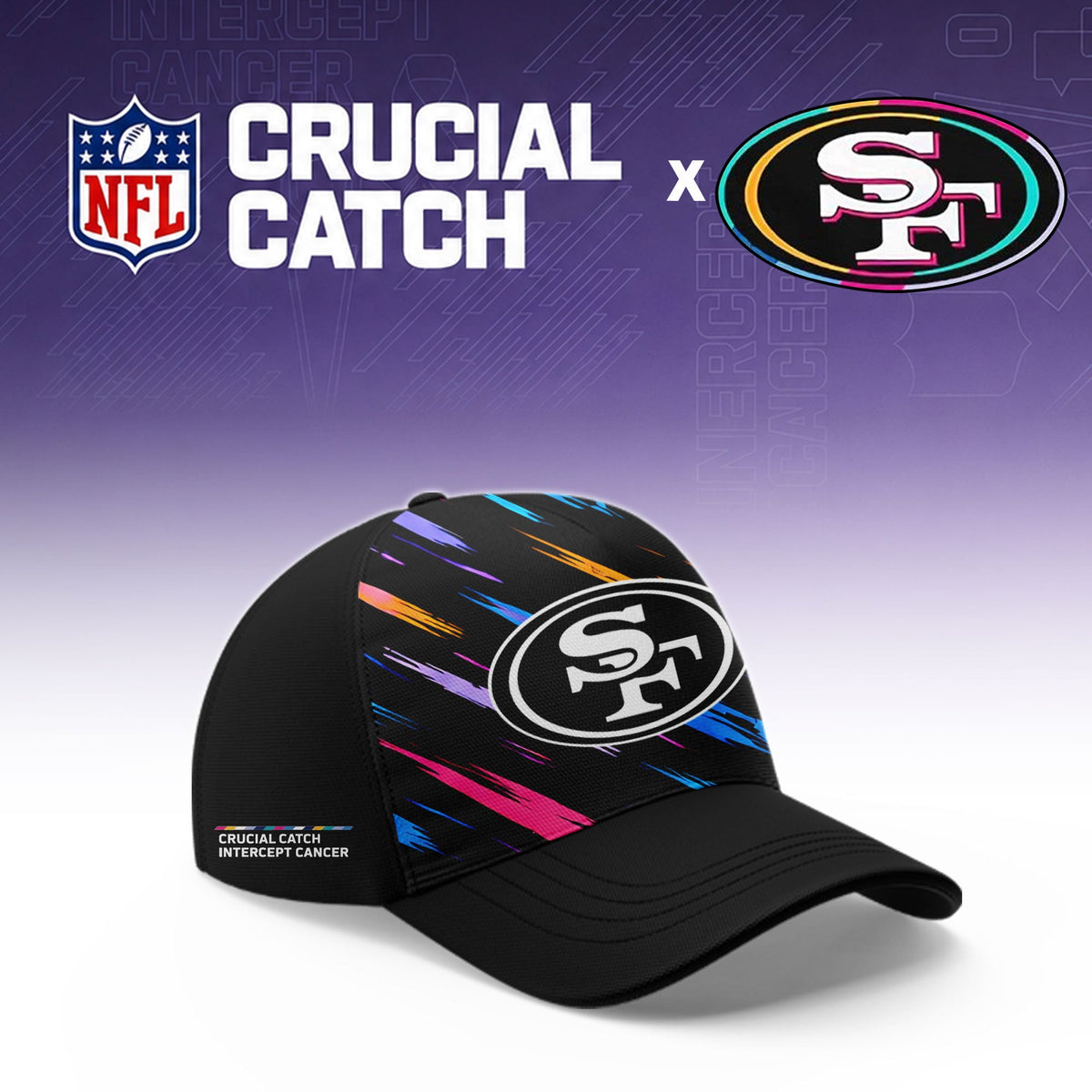 San Francisco 49ers Football 2026 Crucial Catch Limited Pink Hoodie, No one fights alone!