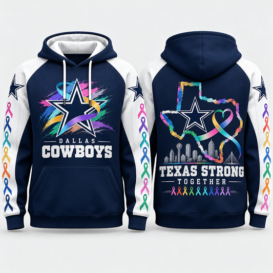 Dallas Cowboys 2026 Crucial Catch Texas Hope Pullover Hoodie