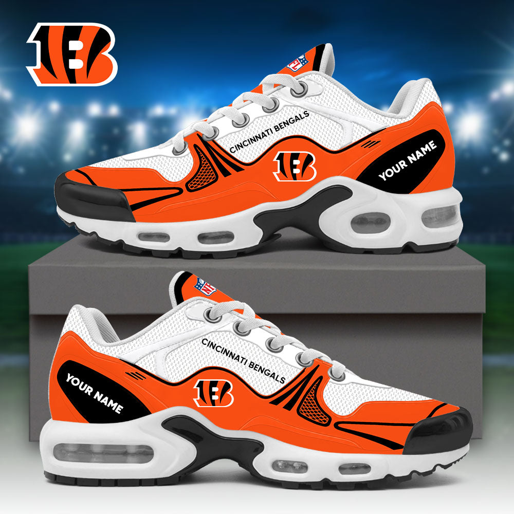 C.Bengals Air Max Plus Custom Name Sneakers