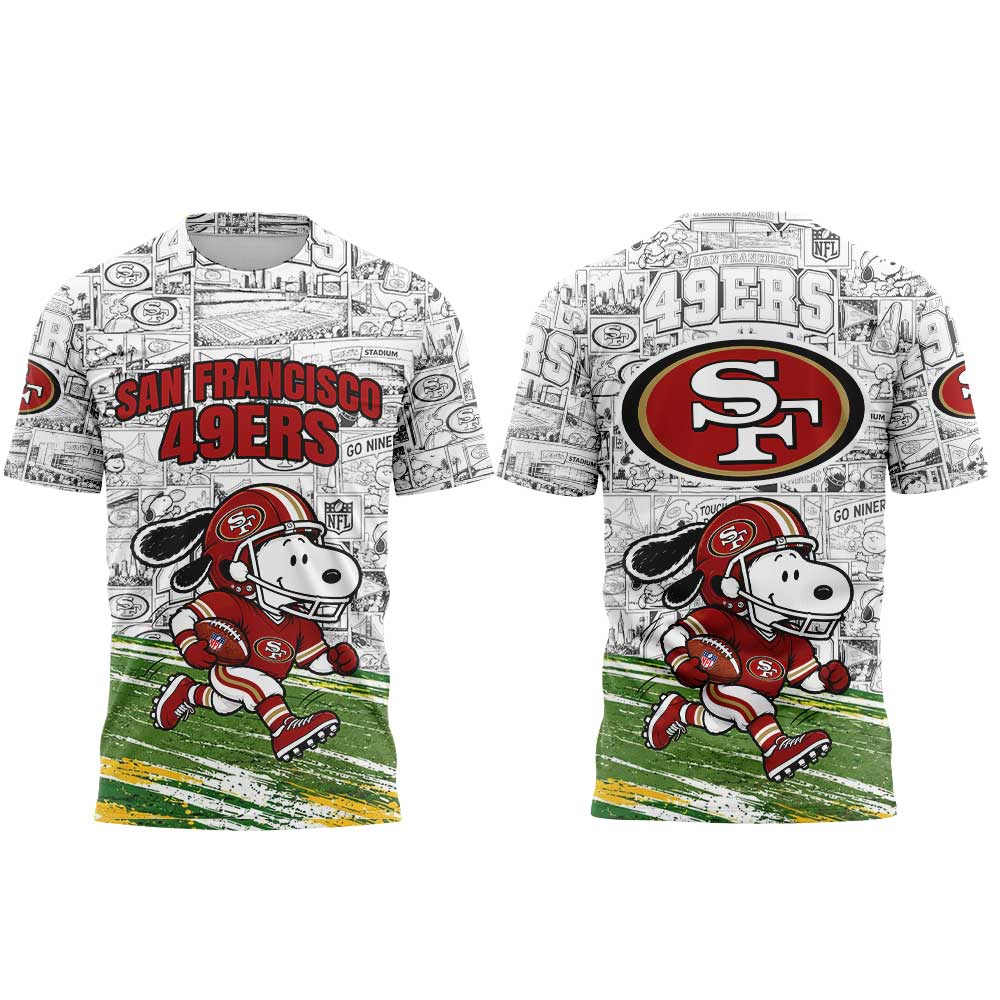 .                               San Francisco 49ers x Peanuts Day Shirt