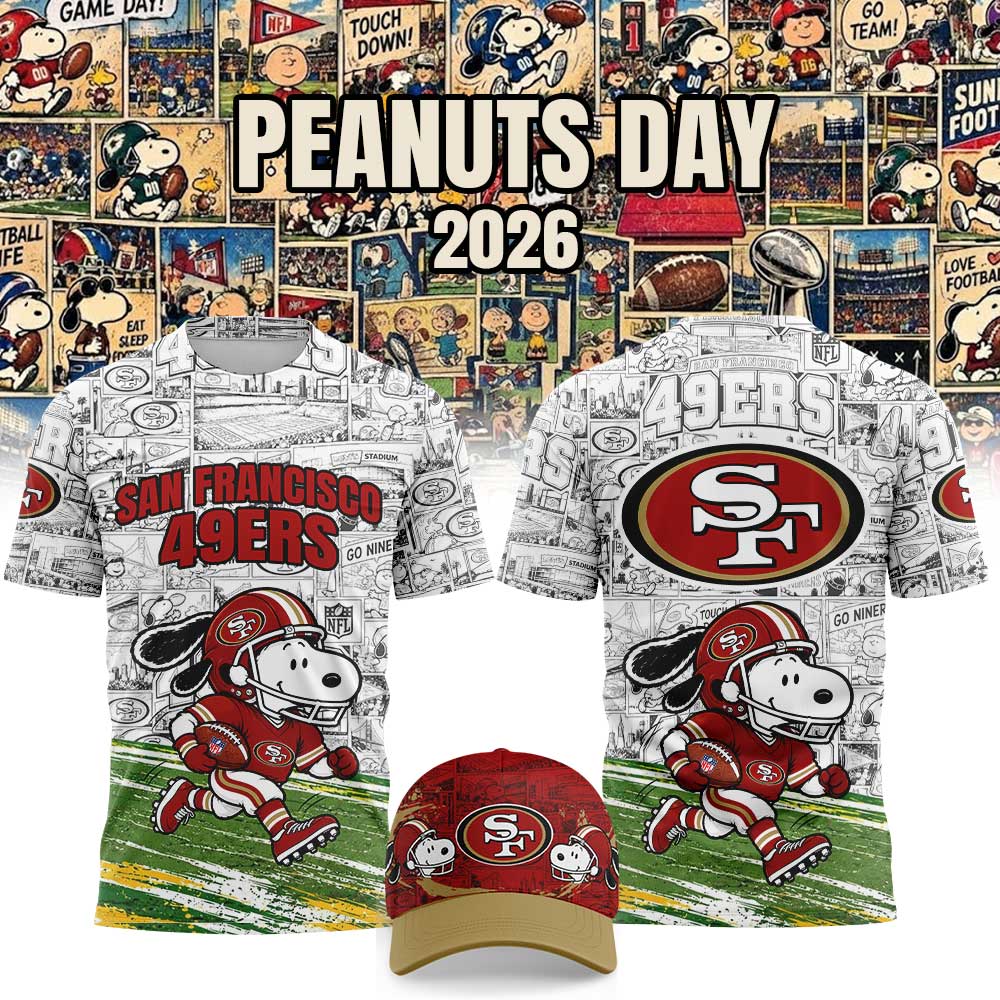 .                               San Francisco 49ers x Peanuts Day Shirt