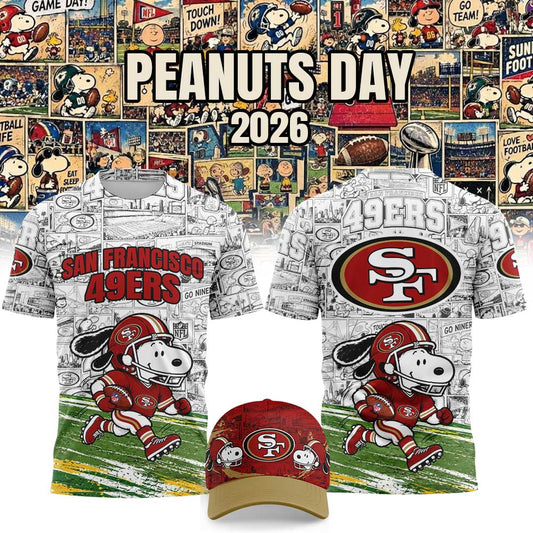 .                               San Francisco 49ers x Peanuts Day Shirt