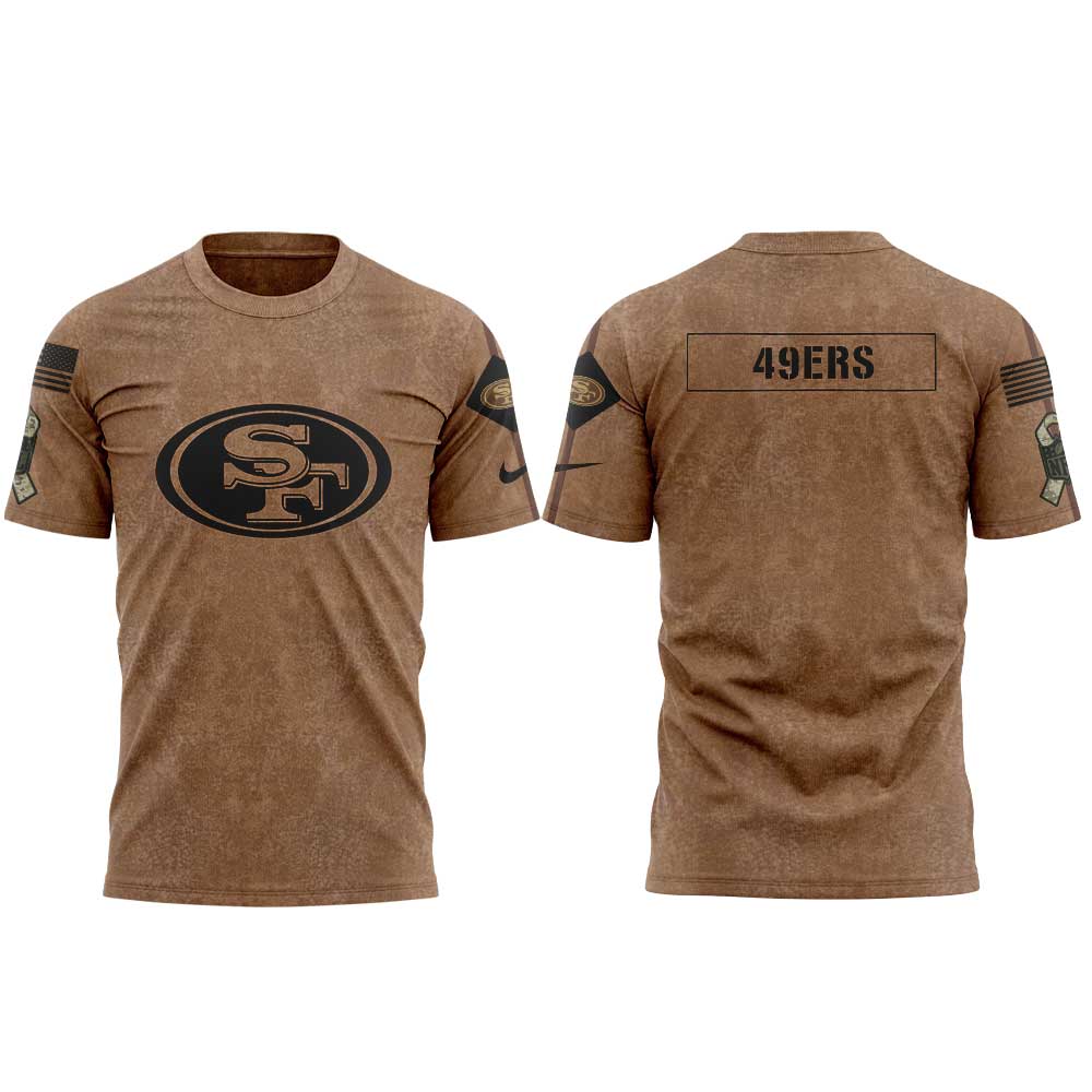 .                   San Francisco 49ers Salute To Service Club Pullover Shirt V2