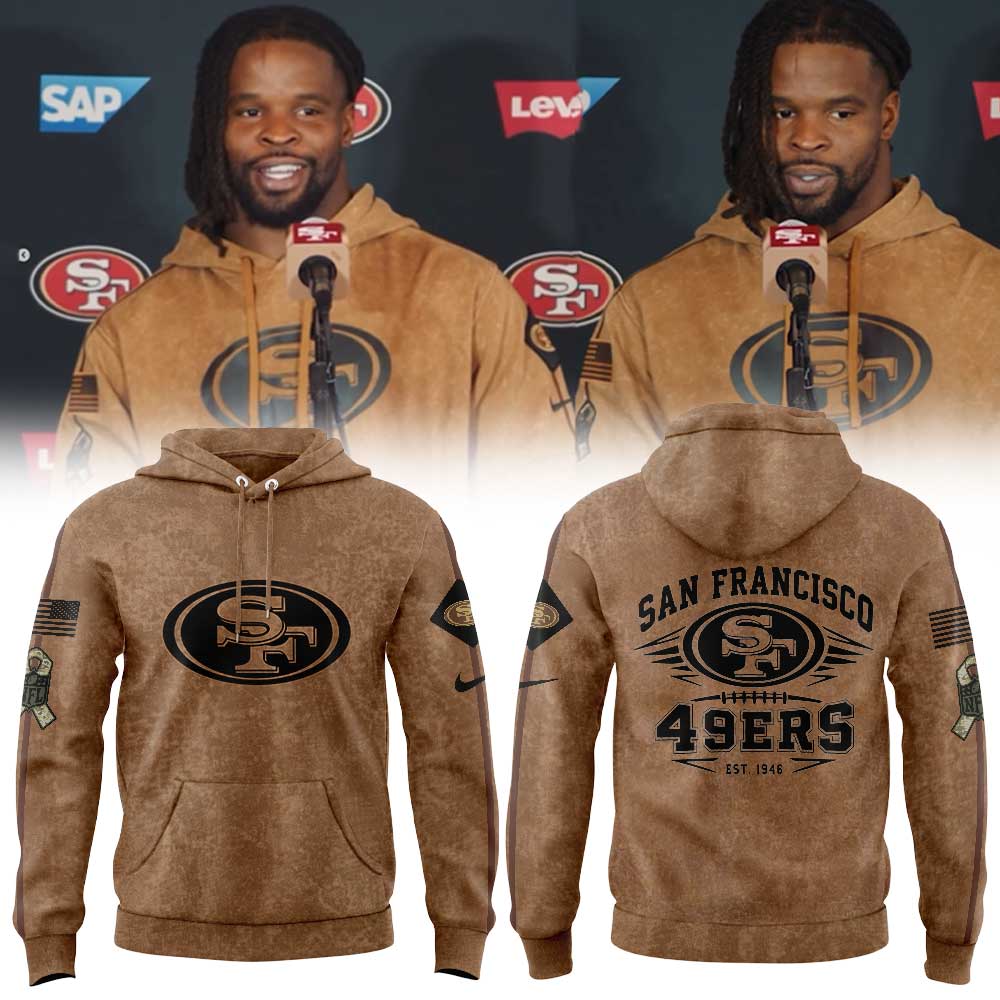.                   San Francisco 49ers Salute To Service Club Pullover Hoodie