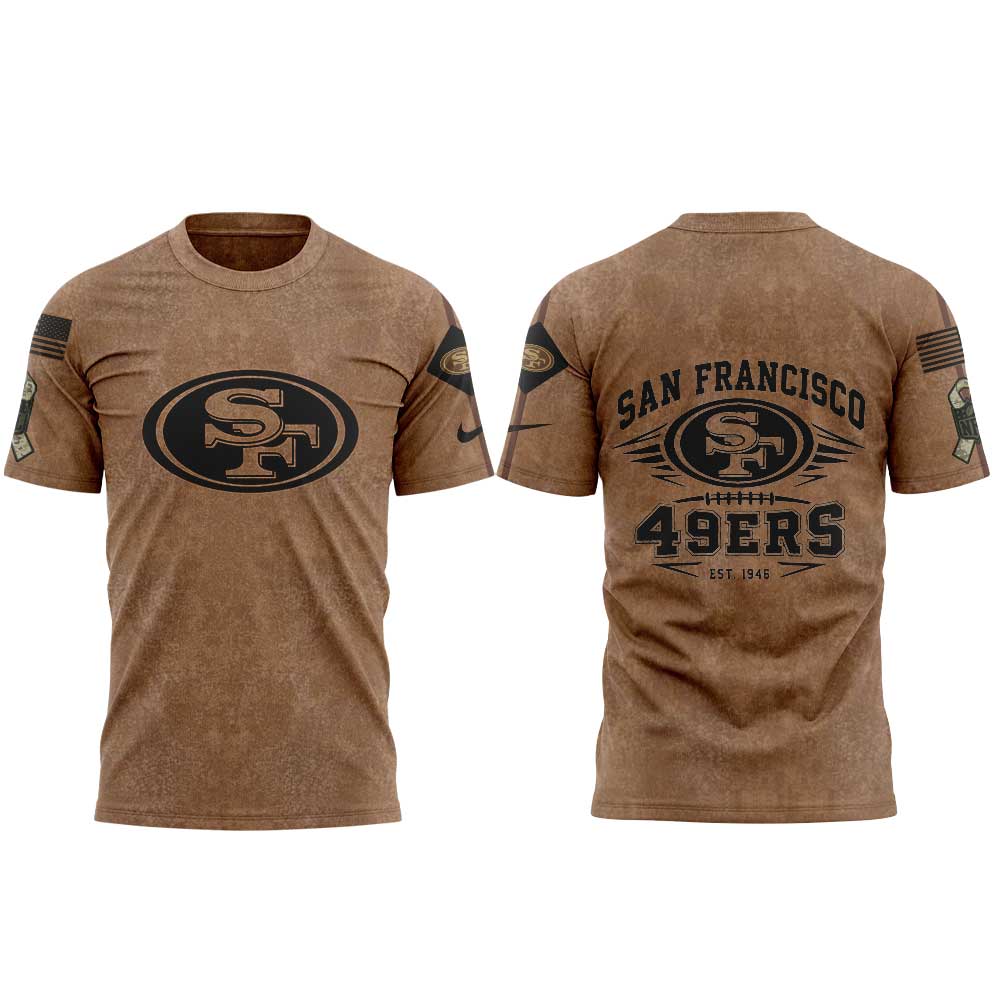 .                   San Francisco 49ers Salute To Service Club Pullover Shirt