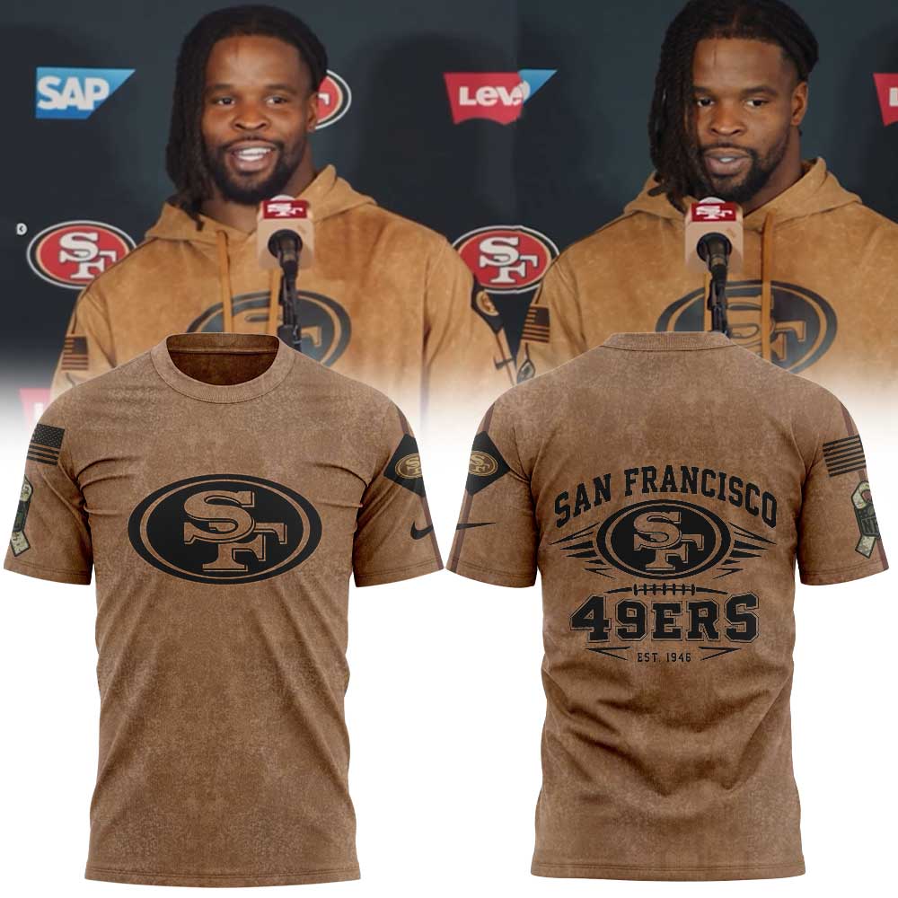 .                   San Francisco 49ers Salute To Service Club Pullover Shirt