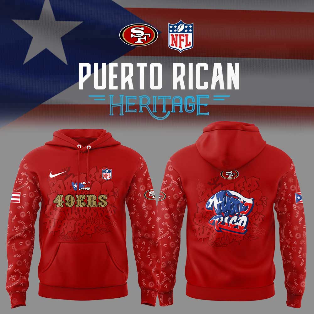 .          San Francisco 49ers Puerto Rican Heritage Combo Hoodie