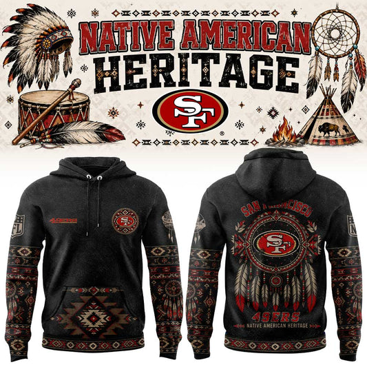 .                          San Francisco 49ers Native American Heritage Limited Hoodie