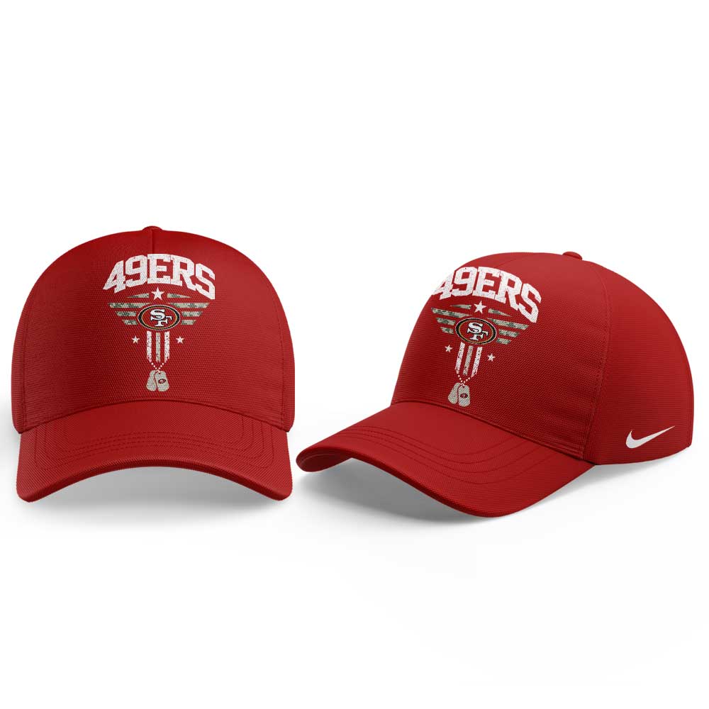 .                           San Francisco 49ers SALUTE TO SERVICE Exclusive Edition Hoodie
