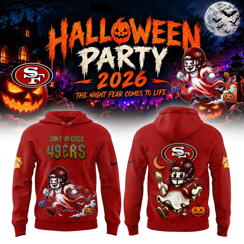 .                             San Francisco 49ers x Halloween Night 2026 Hoodie