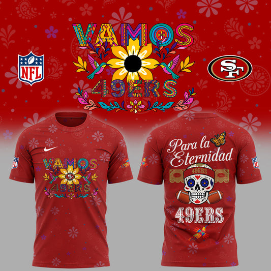 .                     San Francisco 49ers Happy Latino and Hispanic Heritage Month 2026 Shirt