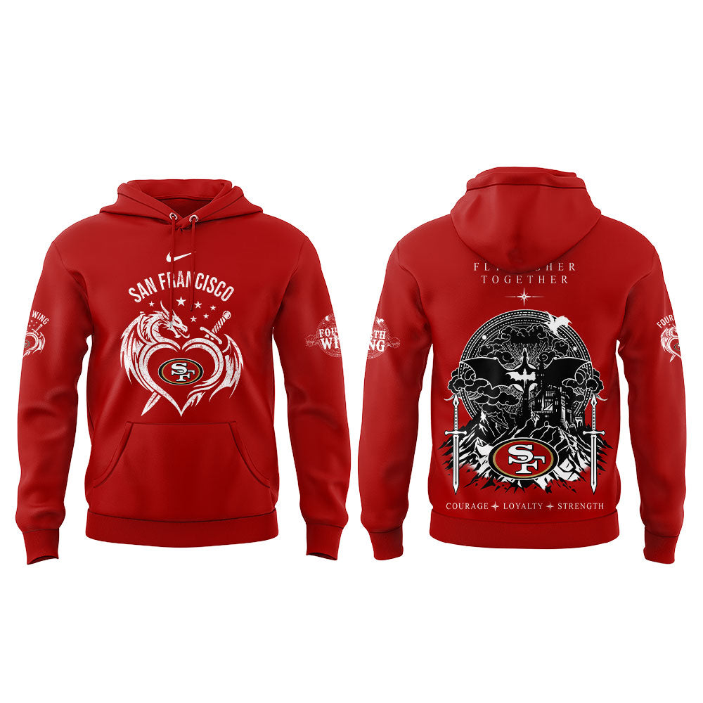 .                      San Francisco 49ers Fourth Wing Night 2026 Limited Hoodie