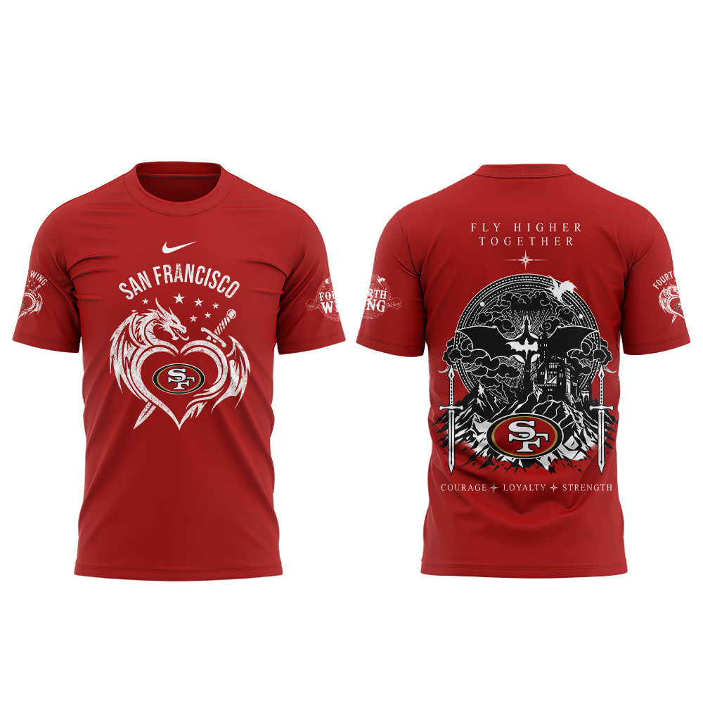 .                      San Francisco 49ers Fourth Wing Night 2026 Limited Shirt