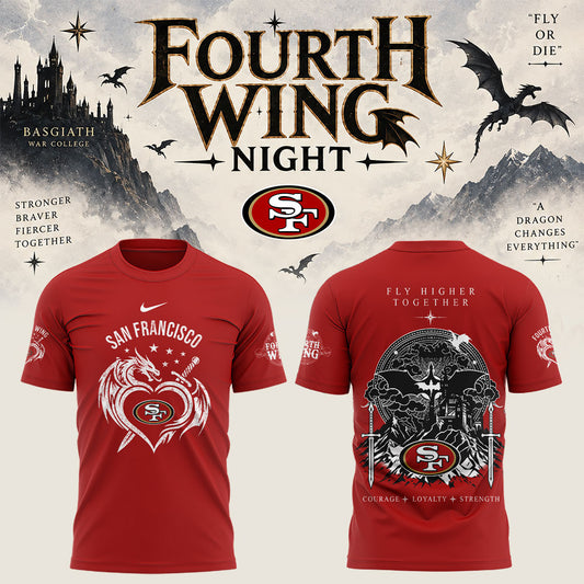 .                      San Francisco 49ers Fourth Wing Night 2026 Limited Shirt