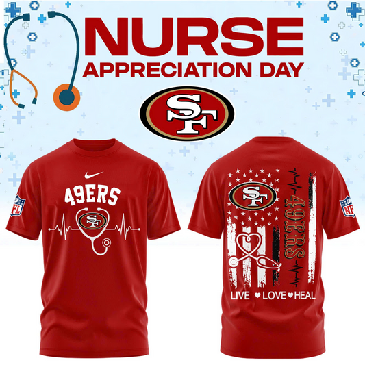 .                           San Francisco 49ers Nurse Appreciation Exclusive Edition Shirt