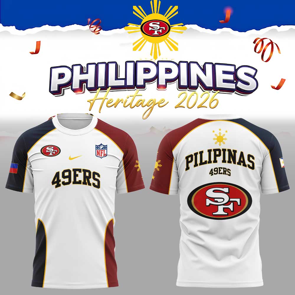 .                 San Francisco 49ers Filipino Heritage Night 2026 Shirt