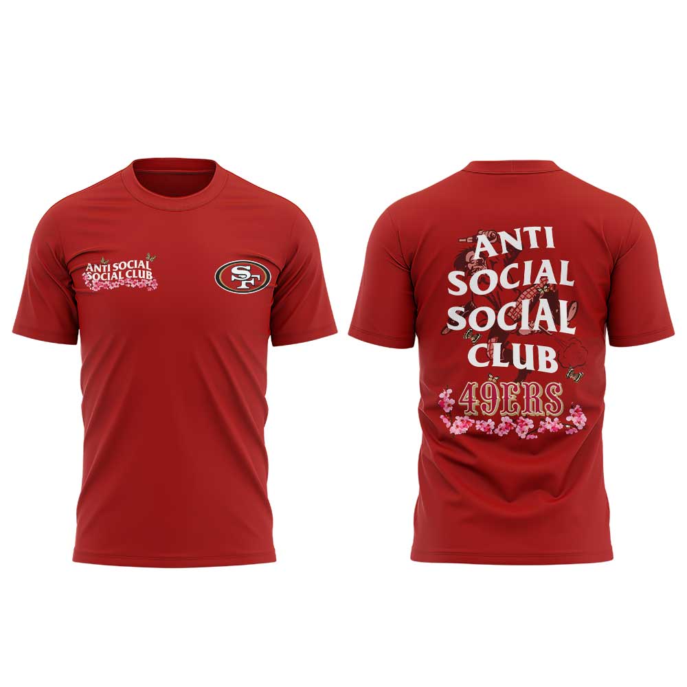 .                  San Francisco 49ers Anti Social Social Club x NFL Shirt