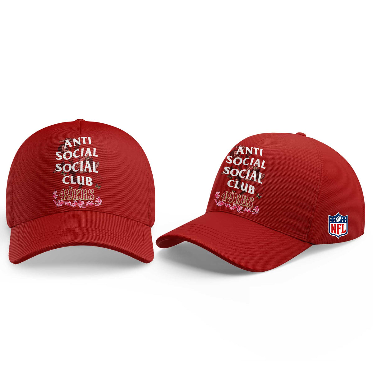 .                  San Francisco 49ers Anti Social Social Club x NFL Hoodie
