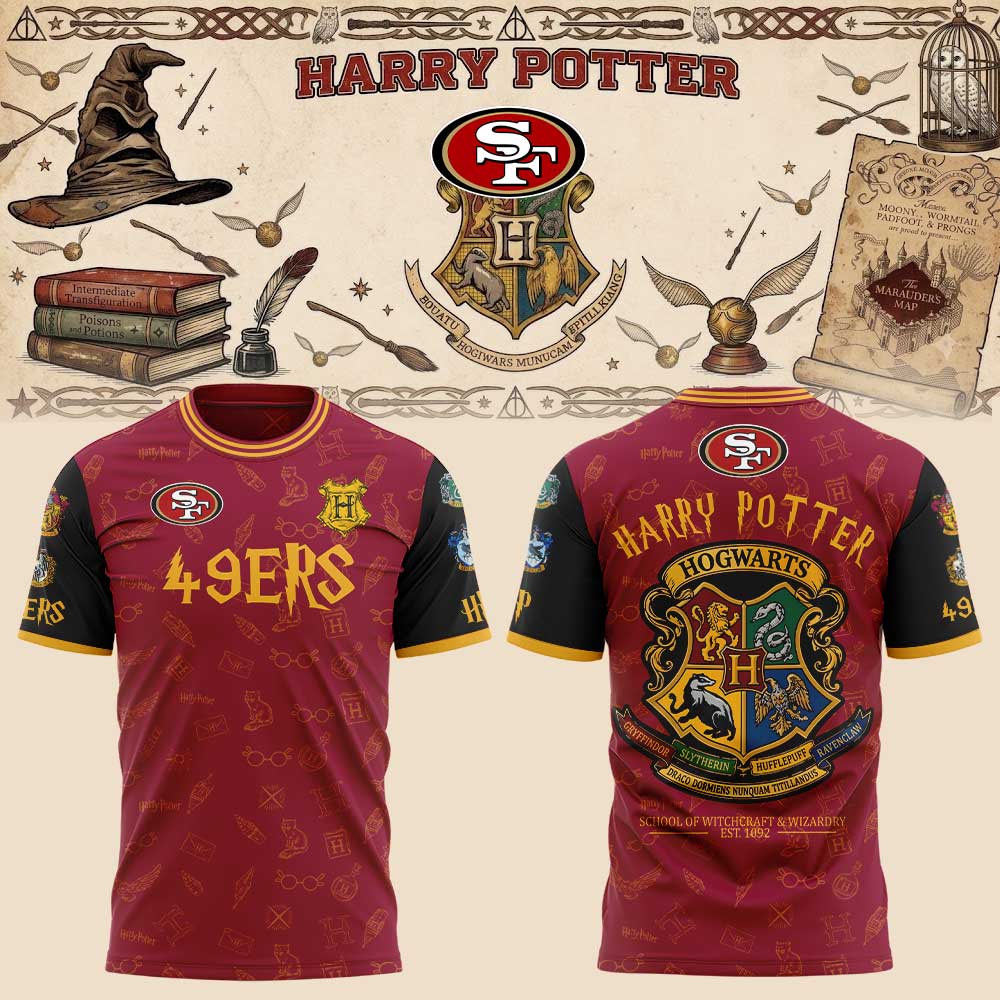 .                          San Francisco 49ers Harry Potter Night 2026 Shirt