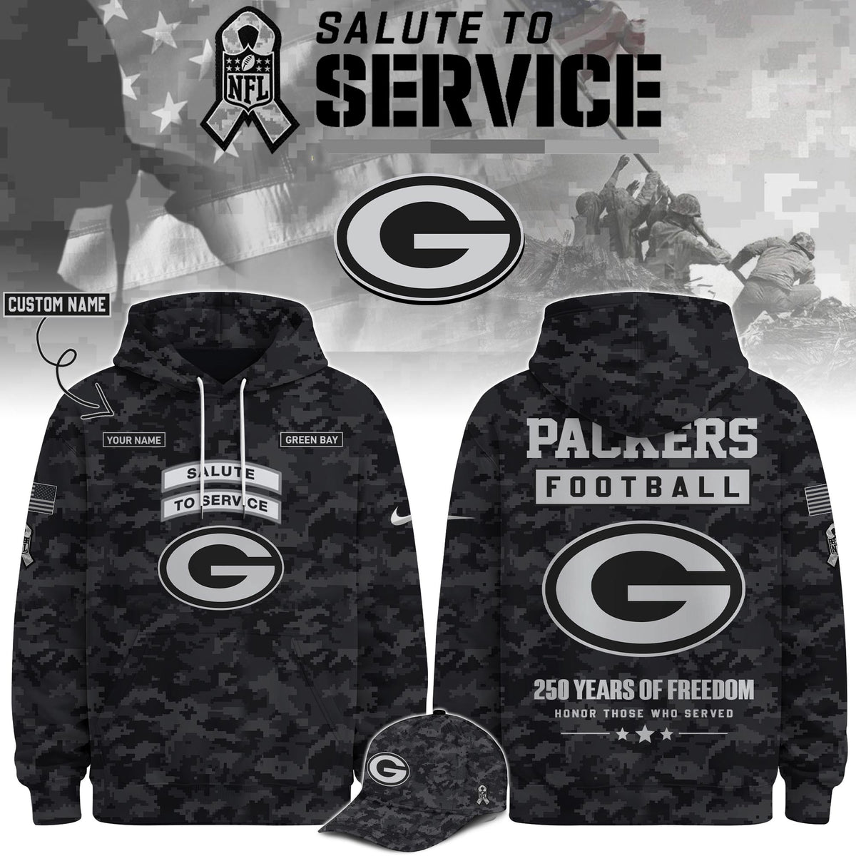 GB Veterans Day Limited Edition Hoodie  Limited Edition + Selling Out Fast