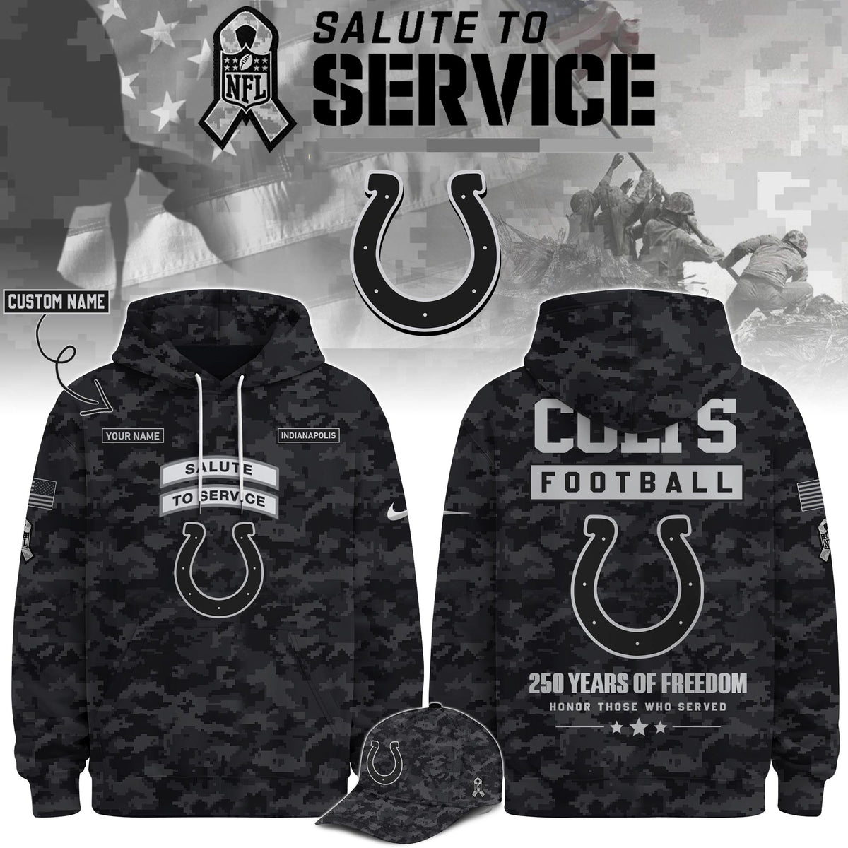 IND Veterans Day Limited Edition Hoodie  Limited Edition + Selling Out Fast