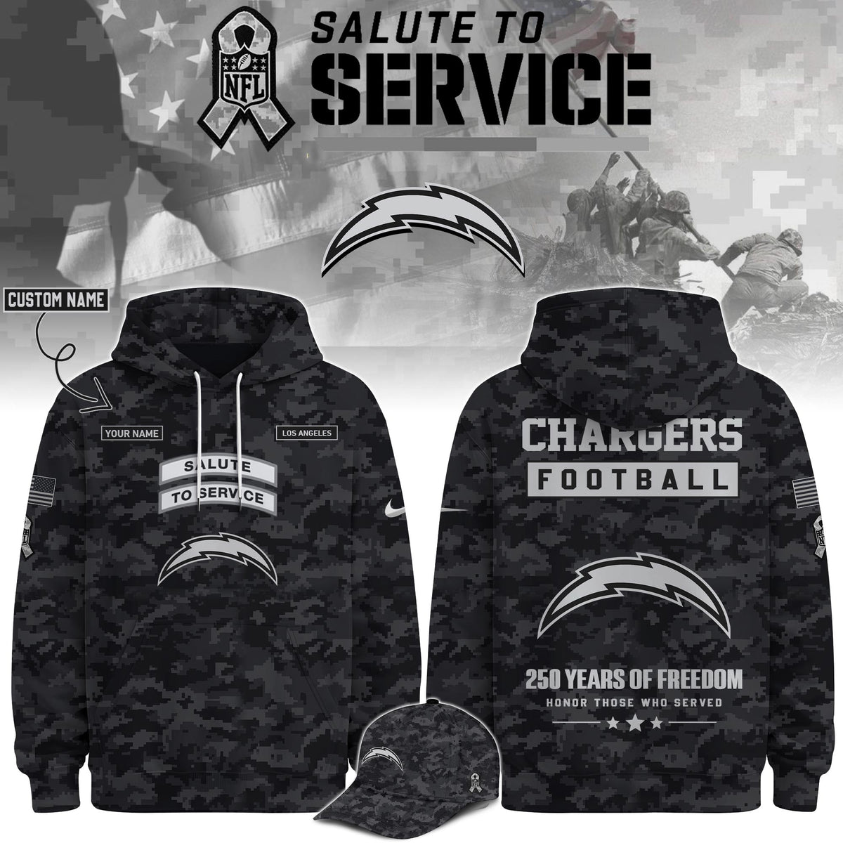 LAC Veterans Day Limited Edition Hoodie  Limited Edition + Selling Out Fast V2