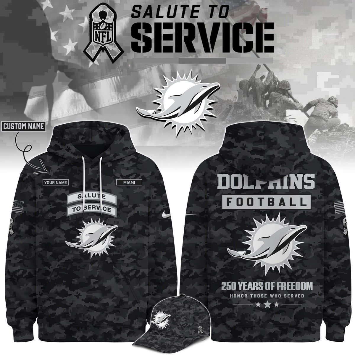 MIA Veterans Day Limited Edition Hoodie  Limited Edition + Selling Out Fast