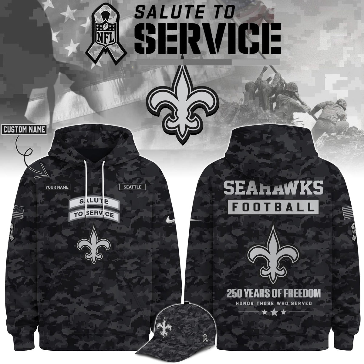 NO Veterans Day Limited Edition Hoodie  Limited Edition + Selling Out Fast