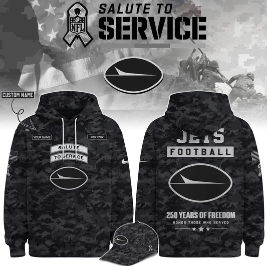 NYJ Veterans Day Limited Edition Hoodie  Limited Edition + Selling Out Fast V2