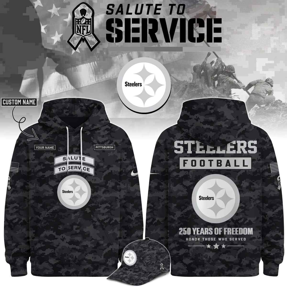 PIT Veterans Day Limited Edition Hoodie  Limited Edition + Selling Out Fast