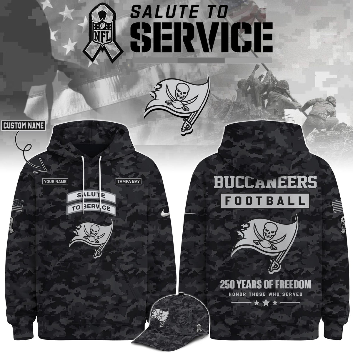 TB Veterans Day Limited Edition Hoodie  Limited Edition + Selling Out Fast V2