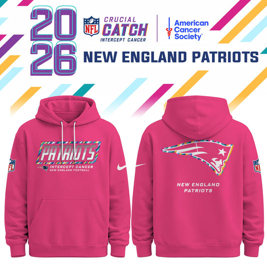 New England Patriots Special Pink Crucial Catch 2026 Limited Edition Hoodie
