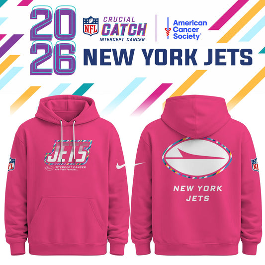 New York Jets Special Pink Crucial Catch 2026 Limited Edition Hoodie