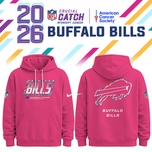 Buffalo Bills Special Pink Crucial Catch 2026 Limited Edition Hoodie