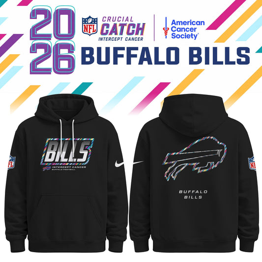 Buffalo Bills Special Black Crucial Catch 2026 Limited Edition Hoodie